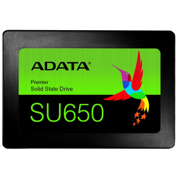 Твердотільний накопичувач SSD ADATA SATA 2.5" 512GB SU650 TLC (ASU650SS-512GT-R)