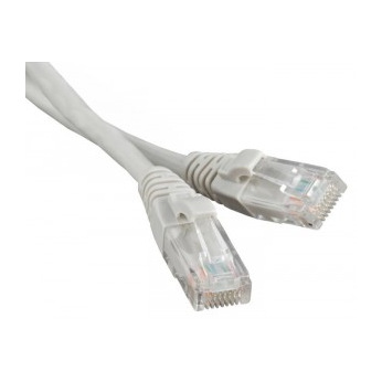 Патч-корд литий, UTP, RJ45, Cat.5e, 1м, сірий (4962)