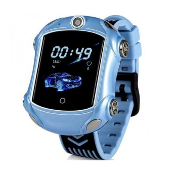Детские телефон-часы с GPS трекером GOGPS ME X01 Синие (X01BL)