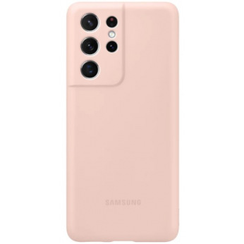 Чехол Samsung Silicone Cover для смартфона Galaxy S21 Ultra (G998) Pink (EF-PG998TPEGRU)