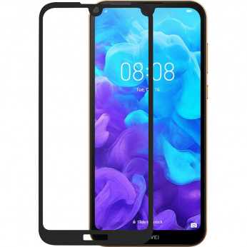 Защитное стекло Full screen PowerPlant для Huawei Y5 (2019), Black (GL607181)