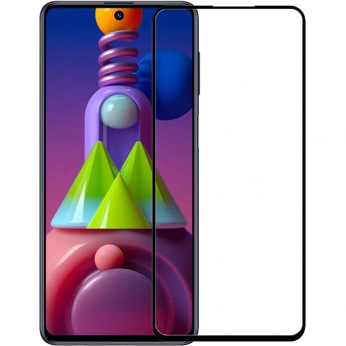 Защитное стекло Full screen PowerPlant для Samsung Galaxy M51, Black (GL609215)