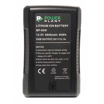 Аккумулятор V-mount PowerPlant Sony BP-95W 6600mAh (DV00DV1414)