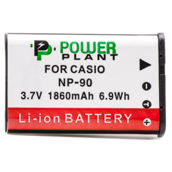 Аккумулятор PowerPlant Casio NP-90 1860mAh (DV00DV1314)