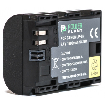 Аккумулятор PowerPlant Canon LP-E6 Chip 1800mAh (DV00DV1243)