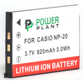 Аккумулятор PowerPlant Casio NP-20 820mAh (DV00DV1042)