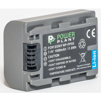 Aккумулятор PowerPlant Sony NP-FP50 1600mAh (DV00DV1025)