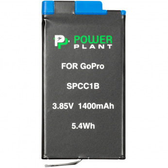 Аккумулятор PowerPlant GoPro SPCC1B 1400mAh (декодирован) (CB970384)