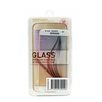 Защитное стекло 3D PowerPlant для Samsung S7 White (DV003D0010)