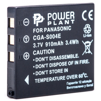 Аккумулятор PowerPlant Panasonic S004 910mAh (DV00DV1098)