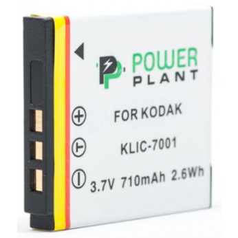 Аккумулятор PowerPlant Kodak KLIC-7001 710mAh (DV00DV1153)