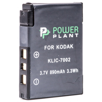 Аккумулятор PowerPlant Kodak KLIC-7002 890mAh (DV00DV1154)