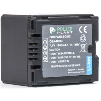 Аккумулятор PowerPlant Panasonic CGA-DU14 1900mAh (DV00DV1182)