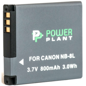 Аккумулятор PowerPlant Canon NB-8L 800mAh (DV00DV1256)