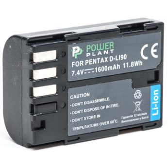 Аккумулятор PowerPlant Pentax D-Li90 1600mAh (DV00DV1281)