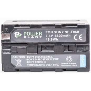 Аккумулятор PowerPlant Sony LED NP-F960 6600mAh (DV00DV1367)