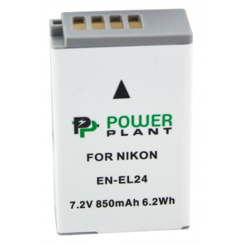 Аккумулятор PowerPlant Nikon EN-EL24 850mAh (DV00DV1407)