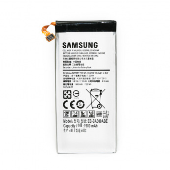 Аккумулятор PowerPlant Samsung Galaxy A3 (EB-BA300ABE) 1900mAh (DV00DV6263)