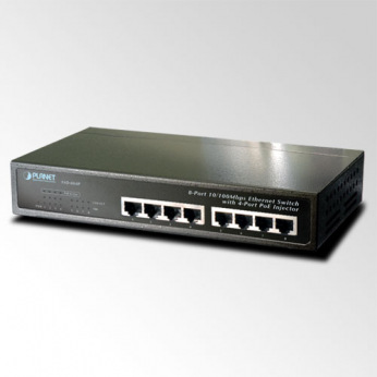 Неуправляемый коммутатор PoE Planet FSD-804P-EU (8-Port 10/100Mbps with 4-Port PoE) (FSD-804P-EU )