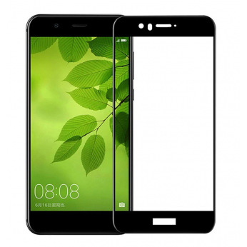 Защитное стекло Full screen PowerPlant для Huawei Nova 2, Black (GL604999)