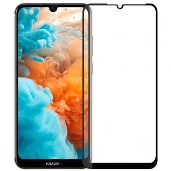 Защитное стекло Full screen PowerPlant для Huawei Y7 (2019), Black (GL606399)