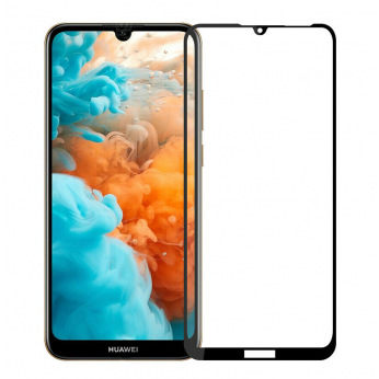 Защитное стекло Full screen PowerPlant для Huawei Y6 (2019), Black (GL606528)