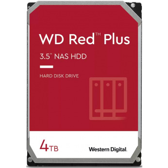 Жесткий диск WD 3.5" SATA 3.0 4TB 5400 128MB Red Plus NAS (WD40EFZX)