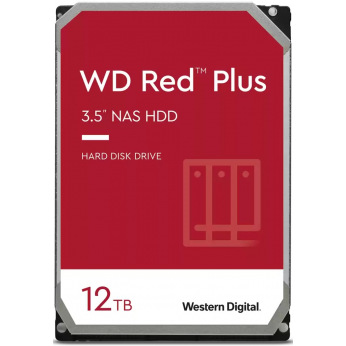 Жесткий диск WD 3.5" SATA 3.0 12TB 7200 256MB Red Plus NAS (WD120EFBX)