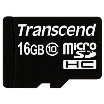 Карта памяти Transcend 16GB MicroSDHC C10 UHS-I R30MB/s (TS16GUSDC10)