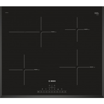 Варильна поверхня склокерамічна Bosch PIF651FB1E -індукція/60см/4конф/1 зона розширення/слайдер/чорний (PIF651FB1E)