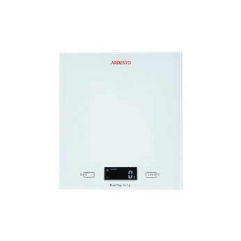 Ваги кухоннi Ardesto , макс. вага 5 кг/білий (SCK-893W)