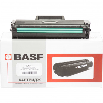 Картридж для HP Laser 135, 135a, 135w, 135r BASF 106A  Black BASF-KT-W1106A