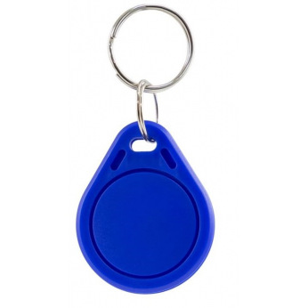 Безконтактный ключ-брелок Mifare синий (000008312)