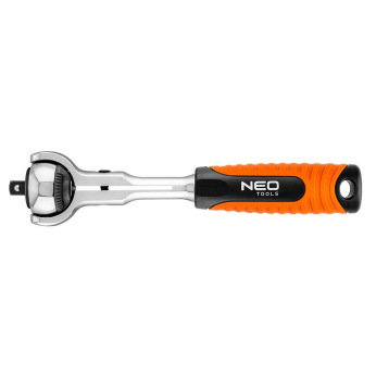 Ключ Neo трещеточный 3/8 ", 360 °, 72 зубця (08-543)