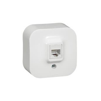 Розетка Legrand RJ45 Кат.5е UTP белый, Forix (Quteo) (782424)