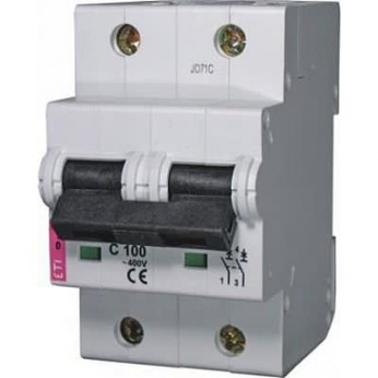 Автоматичний вимикач ETI  ETIMAT 10  DC 2p  C 25A (6 kA) (2138718)