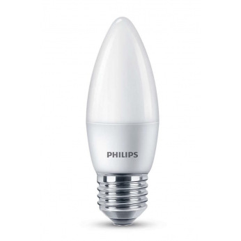 Лампа светодиодная Philips ESSLEDCandle 6.5-75W E27 840 B35NDFR RCA (929001887207)