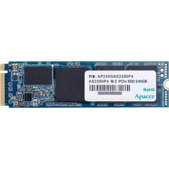 Твердотільний накопичувач SSD M.2 Apacer 240GB AS2280P4 NVMe PCIe 3.0 x4 2280 3D TLC (AP240GAS2280P4-1)