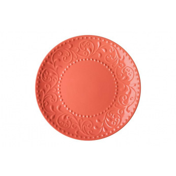 Тарілка обідня Ardesto Olbia, 26 см, Deep orange, кераміка (AR2926OC)