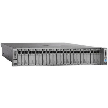 Сервер Cisco UCS C240M4SX w/2xE52620v3,2x8GB, MRAID,2x1200W,32G SD,RAILS (UCS-SPR-C240M4-E2)