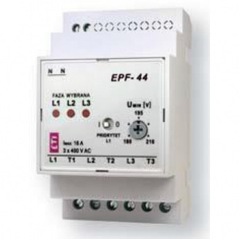Реле автоматичного вибору фаз ETI EPF-44 230 / 400V (180-210V AC) (2470281)
