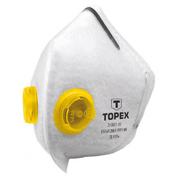 Маска захисна Topex, 2 клапан FFP1 (82S138)