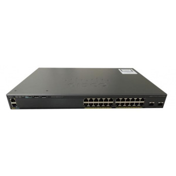 Коммутатор Cisco Catalyst 2960-X 24 GigE 2 x 10G SFP+ LAN Base (WS-C2960X-24TD-L)