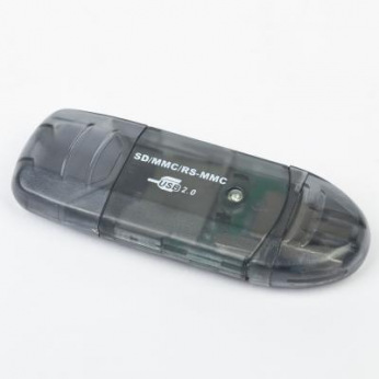 Картрідер USB2.0 Gembird FD2-SD-1 Gray (FD2-SD-1)