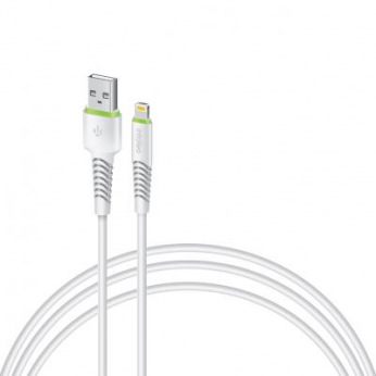 Кабель Intaleo CBFLEXL1 USB-Lightning 1.2м White (1283126487460) (1283126487460)