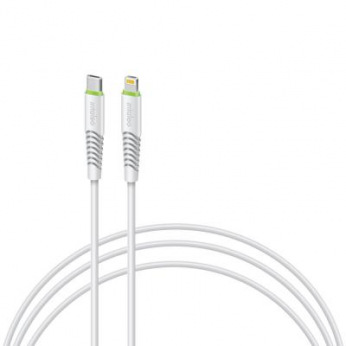 Кабель Intaleo CBFLEXTL1 USB Type-C-Lightning 1.2м White (1283126504099) (1283126504099)