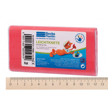 Пластилин плавающий Becks Plastilin 65г красный  (B102373)