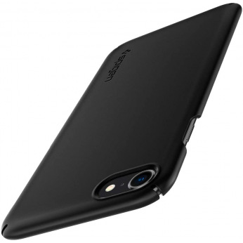 Чехол Spigen для iPhone SE/8/7 Thin Fit, Black (ACS00940)