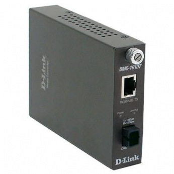 Медіаконвертер D-Link DMC-1910T 1000BaseT-BaseLX (15км) Single Fiber Bi-Direction Media Convert (DMC-1910T)