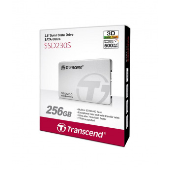 Твердотельный накопитель SSD 2.5" Transcend 230 256GB SATA TLC (TS256GSSD230S)